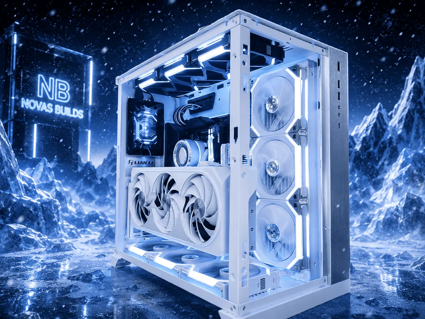 Black’n White Flow – Custom PC Build von NovasBuilds