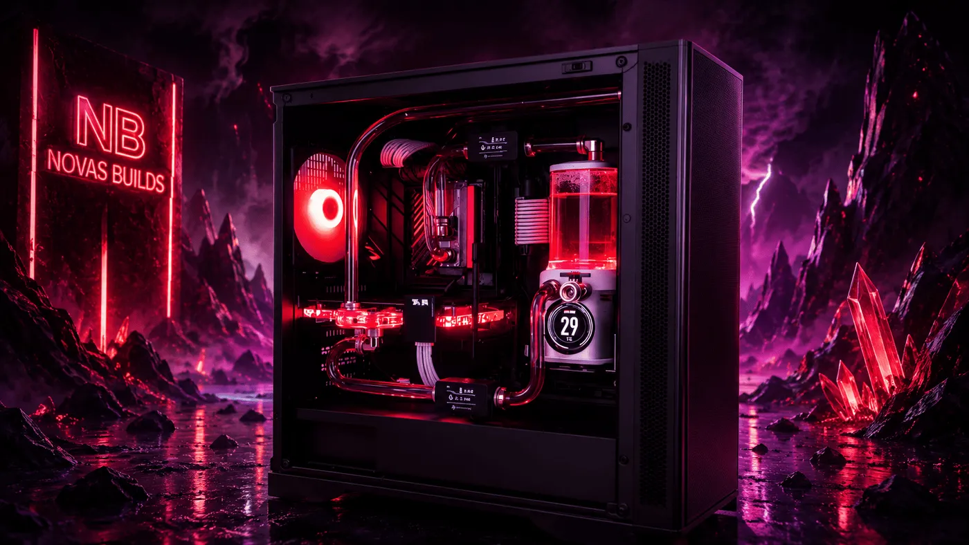 Red Reactor – Custom PC Build von NovasBuilds